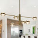 Milano Series 17 inch Antique Brass Chandelier Ceiling Light, Artisan Collection