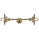 Franklin Restoration Railroad LED 18 inch Antique Brass Bath Vanity Light Wall Light, Franklin Restoration