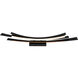 Candora LED 36 inch Black Vanity Light Wall Light
