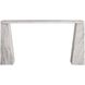Antonine 63 inch White Faux Marble Console