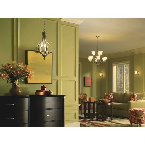 Trinity 9 Light 30 inch Brushed Nickel Chandelier Ceiling Light