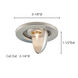 Signature 12V Halogen 3.13 inch Satin Chrome Undercabinet Recessed Lighting