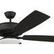 Pro Plus 112 52 inch Espresso with Espresso/Walnut Blades Contractor Ceiling Fan, Slim