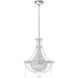 Signature Legacy Chrysalita 6 Light 18.5 inch Polished Stainless Steel Chandelier Ceiling Light