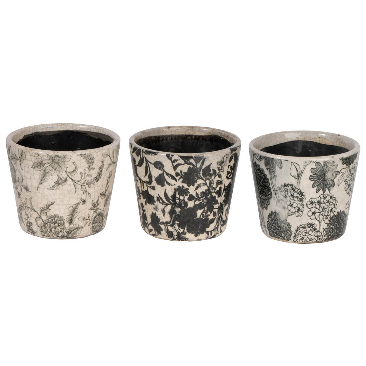 Terracotta Black Planter