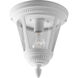 Westport 1 Light 9 inch Textured White Outdoor Ceiling Mount in Bulbs Not Included, Clear Seeded