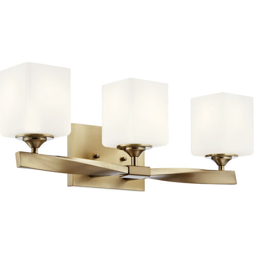 Marette 3 Light 23 inch Champagne Bronze Bath Vanity Light Wall Light