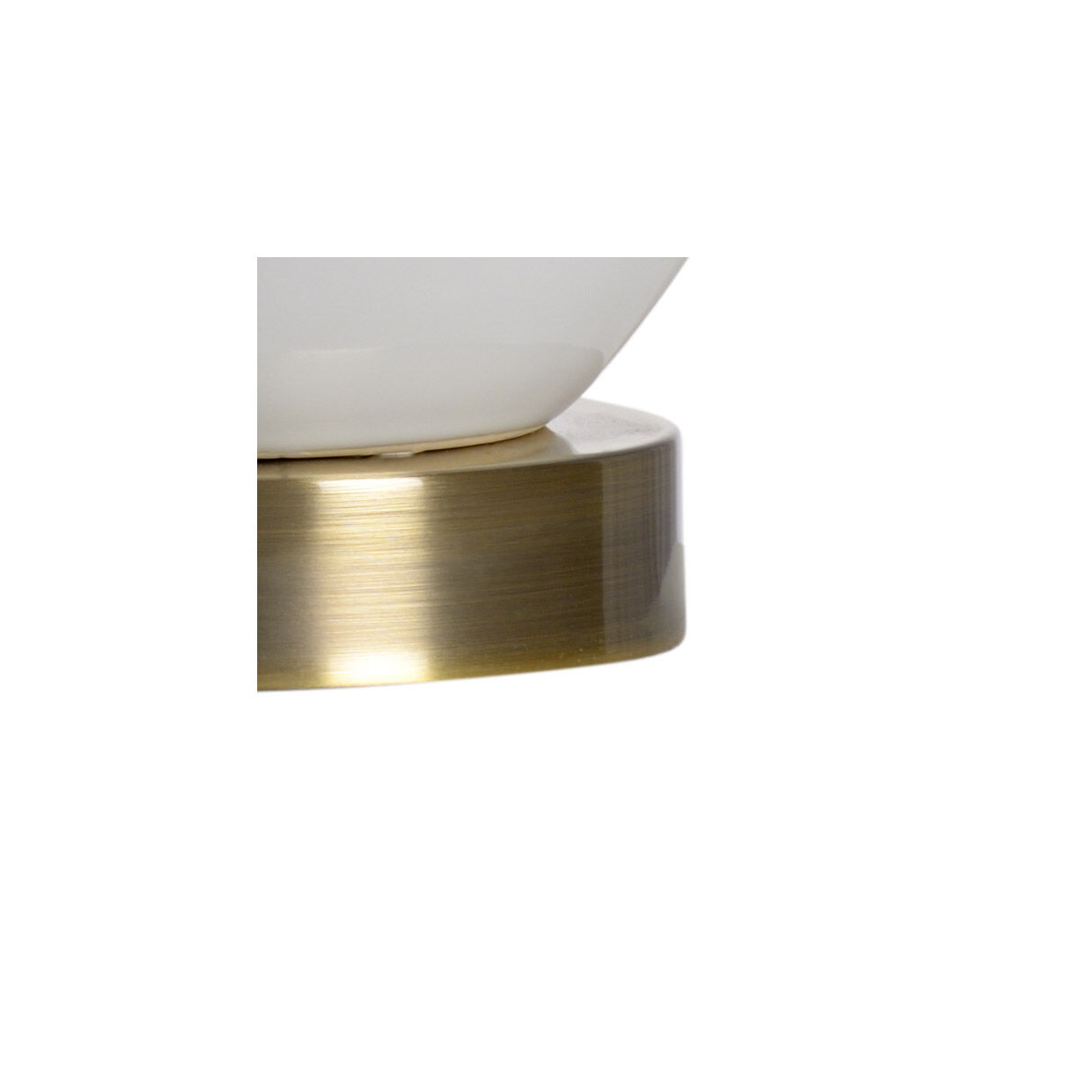 MarketPlace 29 inch 100 watt White Glaze Table Lamp Portable Light