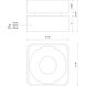 Solo LED 5.13 inch Black Flush Mount Ceiling Light