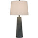 Conical 31.5 inch 150.00 watt Denim Washed Table Lamp Portable Light