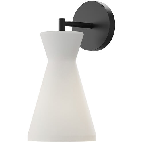 Alora Mood Betty 1 Light 6.38 inch Matte Black Bath Vanity Light Wall Light