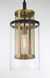 Soho 1 Light 9.5 inch Coal And Soft Brass Mini Pendant Ceiling Light
