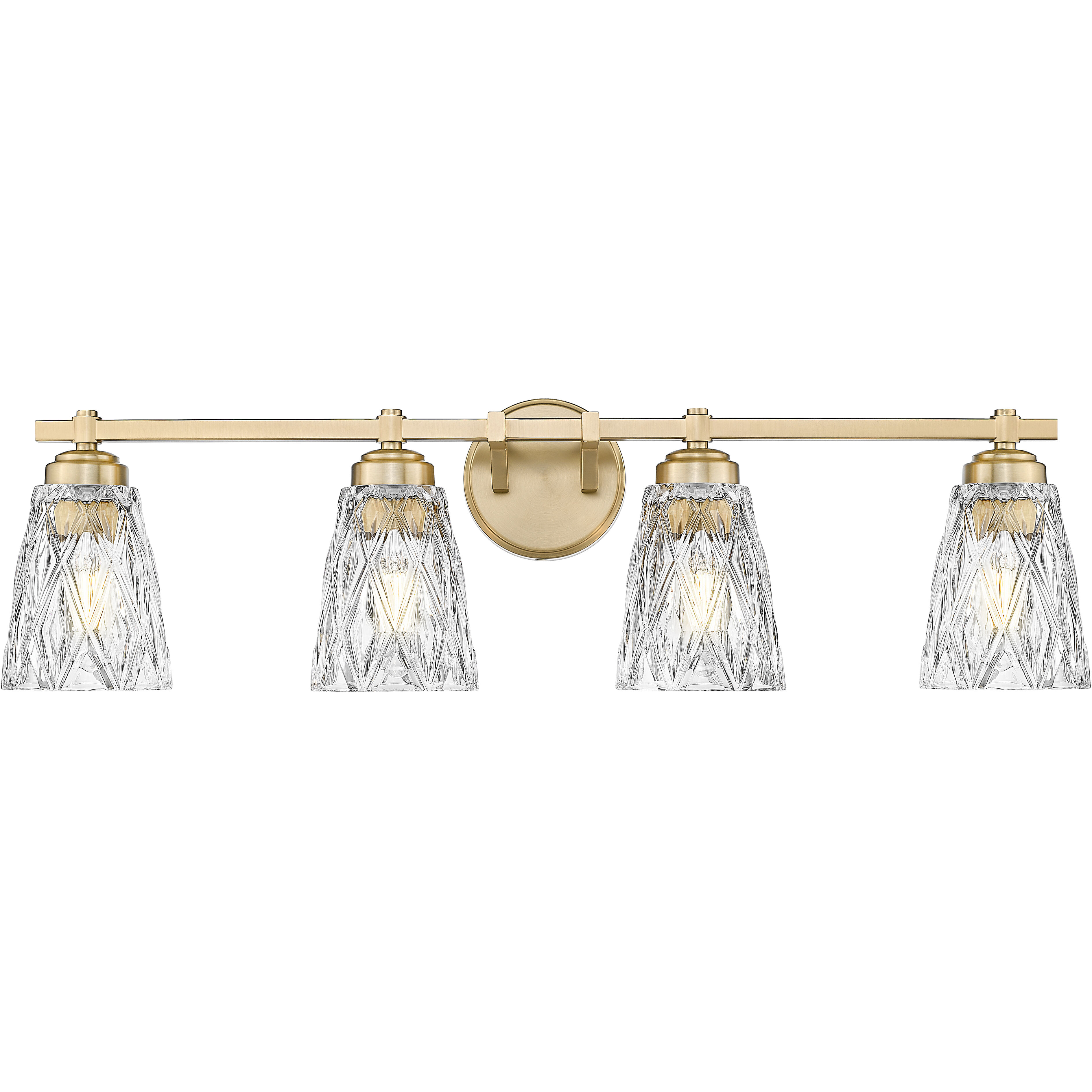 Andree Vanity Wall Light in Modern Gold