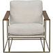 Oryan Brass Occasional Chair