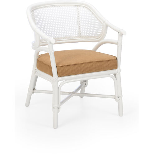 Chelsea House White/Brown/Woven Chair