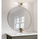 Kinslea 2 Light 6 inch Gold Vanity Light Wall Light in White Glass