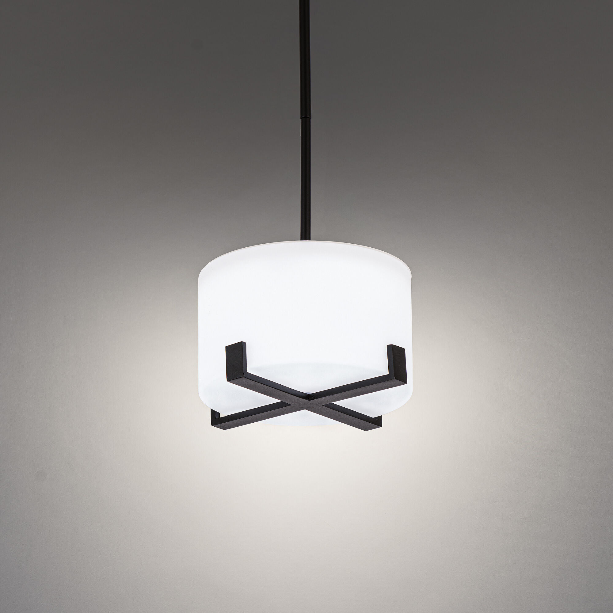 Laurel LED 8 inch Black Pendant Ceiling Light, dweLED