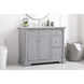 Clarence 42 X 22 X 35 inch Grey Vanity Sink Set