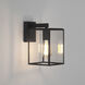 Box 1 Light 10.71 inch Textured Black Exterior Wall Light