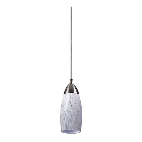 Castle 1 Light 3 inch Satin Nickel Mini Pendant Ceiling Light