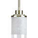 Alexa 1 Light 5 inch Brushed Nickel Mini-Pendant Ceiling Light