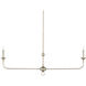 Nottaway 2 Light 40 inch Champagne Linear Chandelier Ceiling Light