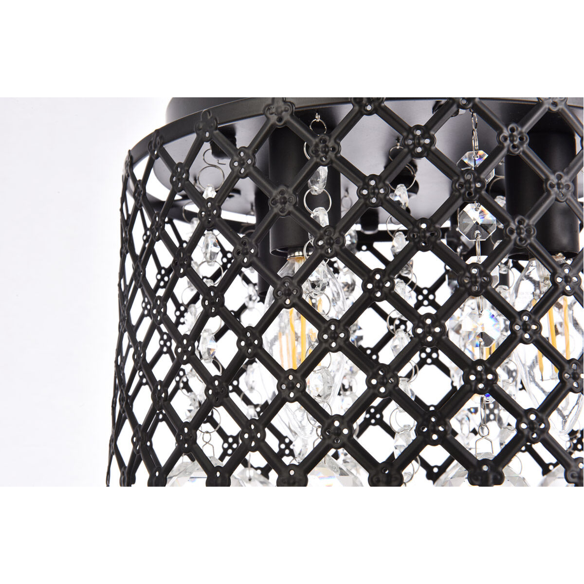 Tully 4 Light 10 inch Black Pendant Ceiling Light