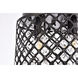 Tully 4 Light 10 inch Black Pendant Ceiling Light
