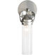 Bow 1 Light 5.8 inch Sterling Bath Sconce Wall Light