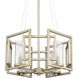 Marco Pendant Ceiling Light in White Gold