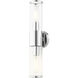 Banca 2 Light 19 inch Polished Chrome ADA Vanity Sconce Wall Light