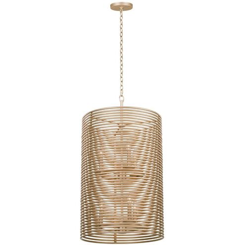 Emery 6 Light 19 inch Modern Gold Foyer Light Ceiling Light