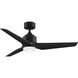 TriAire Custom 1 Light Black Fan Light
