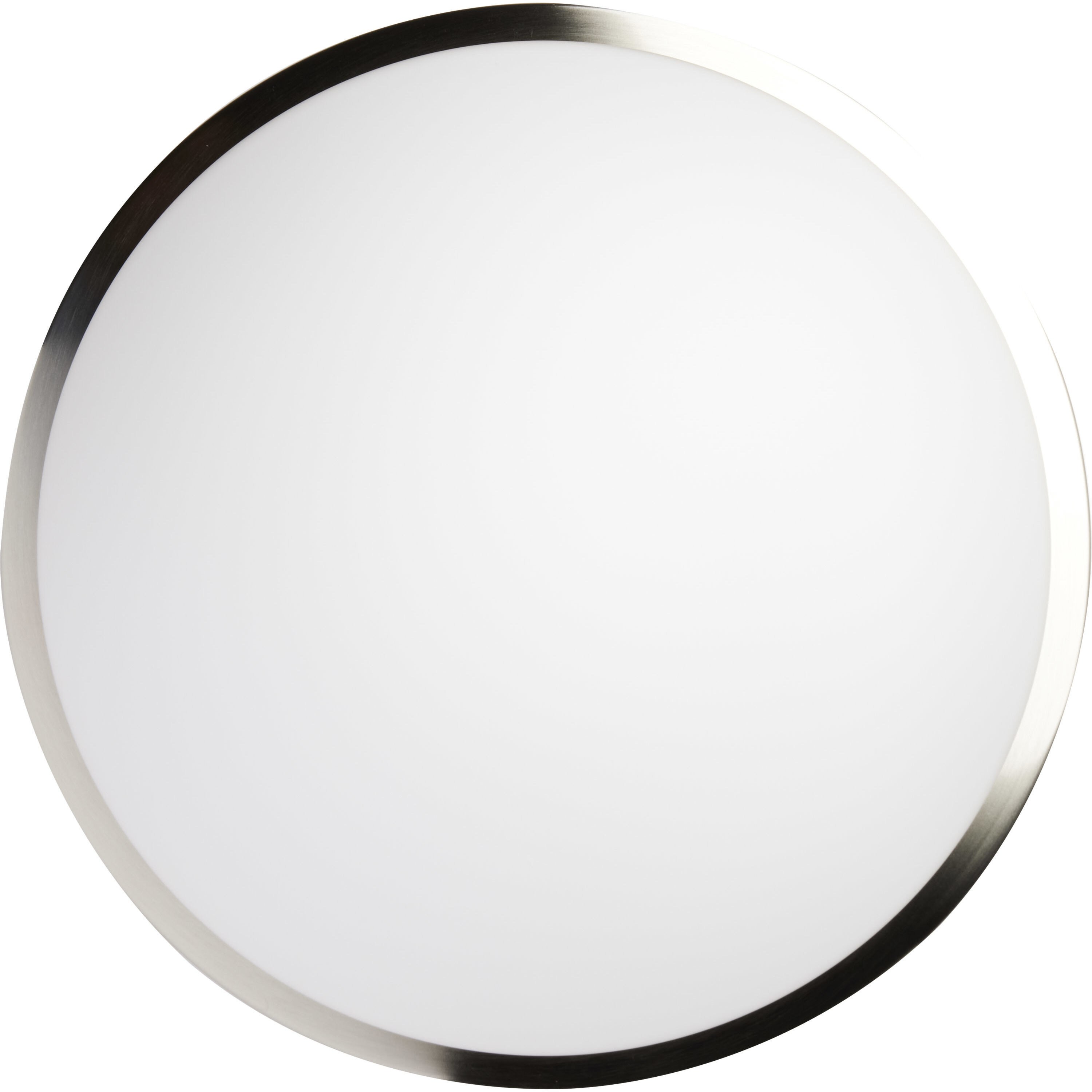 Button LED 17 inch Brushed Nickel Flush Mount Ceiling Light