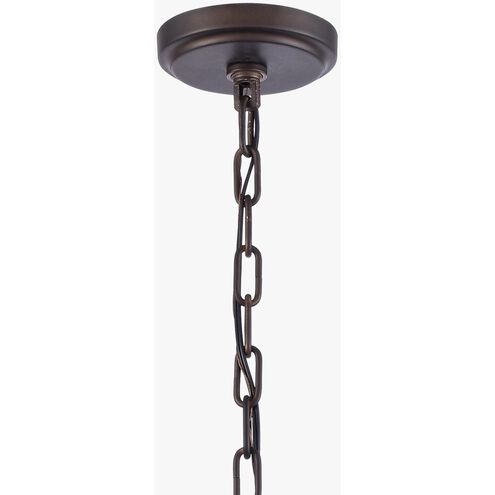 Tuscan 6 Light 26 inch Dark Bronze Chandelier Ceiling Light, Converts to Semi Flush