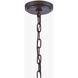 Tuscan 6 Light 26 inch Dark Bronze Chandelier Ceiling Light, Converts to Semi Flush