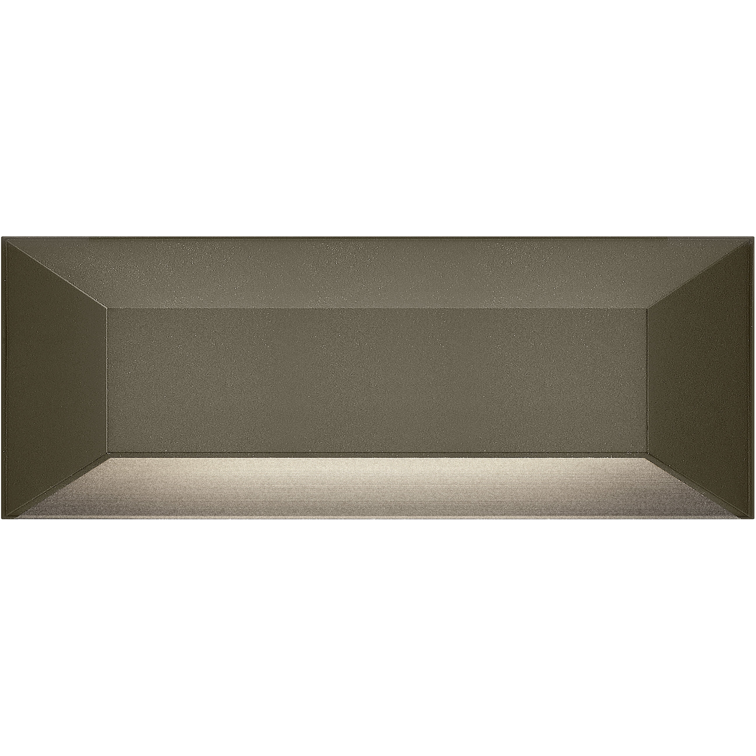 Nuvi 12v 2.60 watt Bronze Landscape Deck Sconce, Rectangular