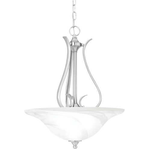 Prestige 3 Light 18 inch Brushed Nickel Pendant Ceiling Light