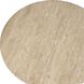 Oslo 21 X 14 inch Antique Brass and Travertine Outdoor Accent Table