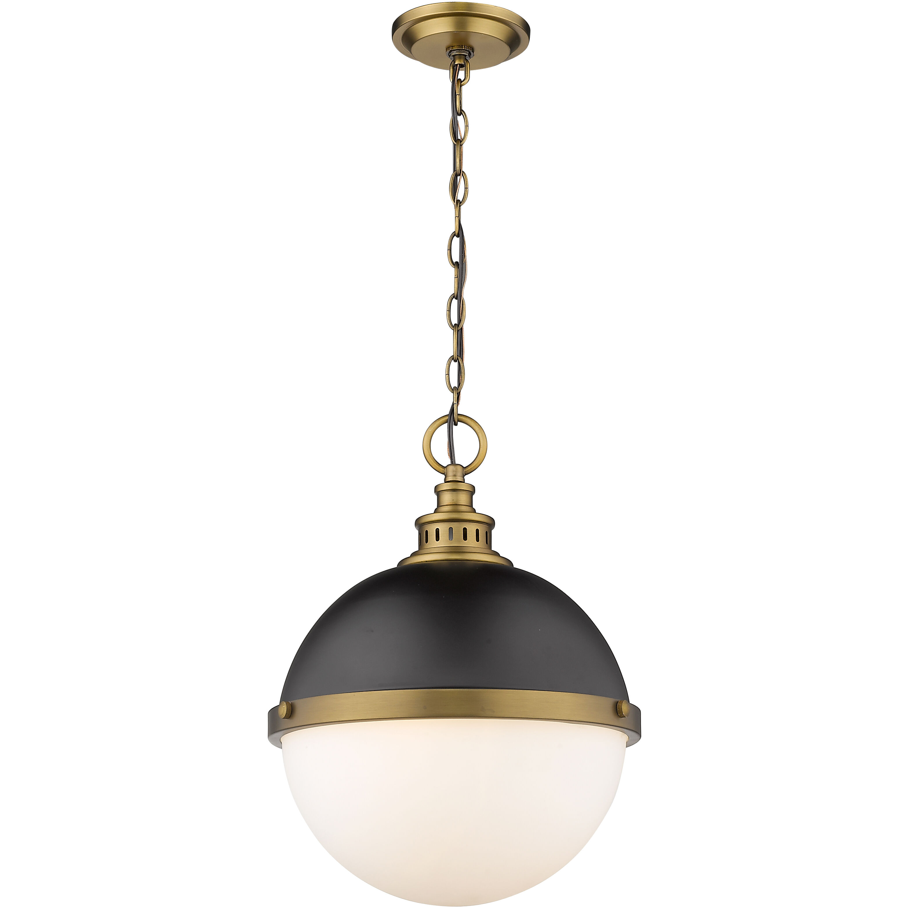 Peyton 2 Light 14.75 inch Matte Black and Factory Bronze Pendant Ceiling Light