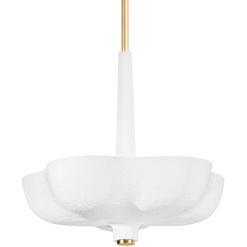 Rimini 5 Light 29.75 inch Gold Leaf Pendant Ceiling Light