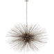 Kelly Wearstler Strada 20 Light 50 inch Burnished Silver Leaf Oval Chandelier Ceiling Light, Large