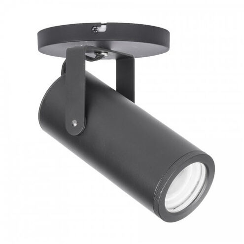 Silo LED 4.5 inch Black Flush Mount Ceiling Light in 4000K