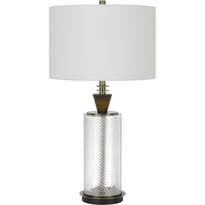 Sherwood 30 inch 150.00 watt Glass/Dark Bronze Table Lamp Portable Light