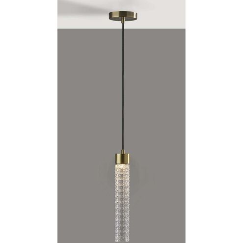 Harriet LED 5 inch Antique Brass Pendant Ceiling Light