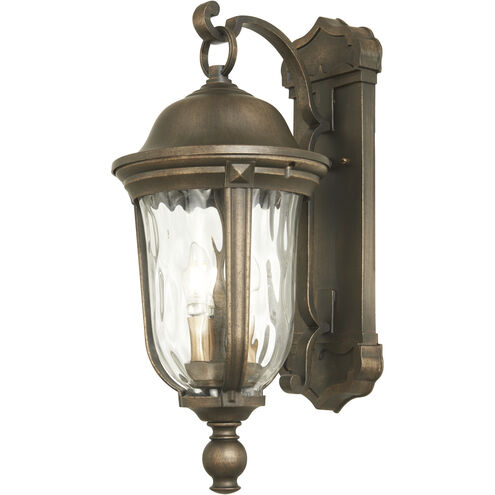 Havenwood 3 Light 22 inch Tavira Bronze And Alder Silver Outdoor Wall Mount, Great Outdoors