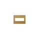 Adorne Satin Bronze Wall Plate, 3-Gang