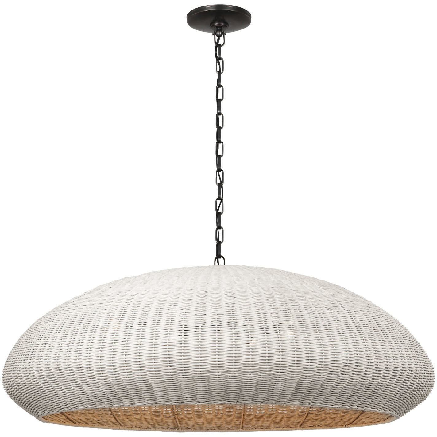 Chapman & Myers Kokomo LED 44 inch Bronze Wide Pendant Ceiling Light