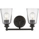 Ceil 2 Light 14 inch Oil-Rubbed Bronze Vanity Light Wall Light in Oil Rubbed Bronze