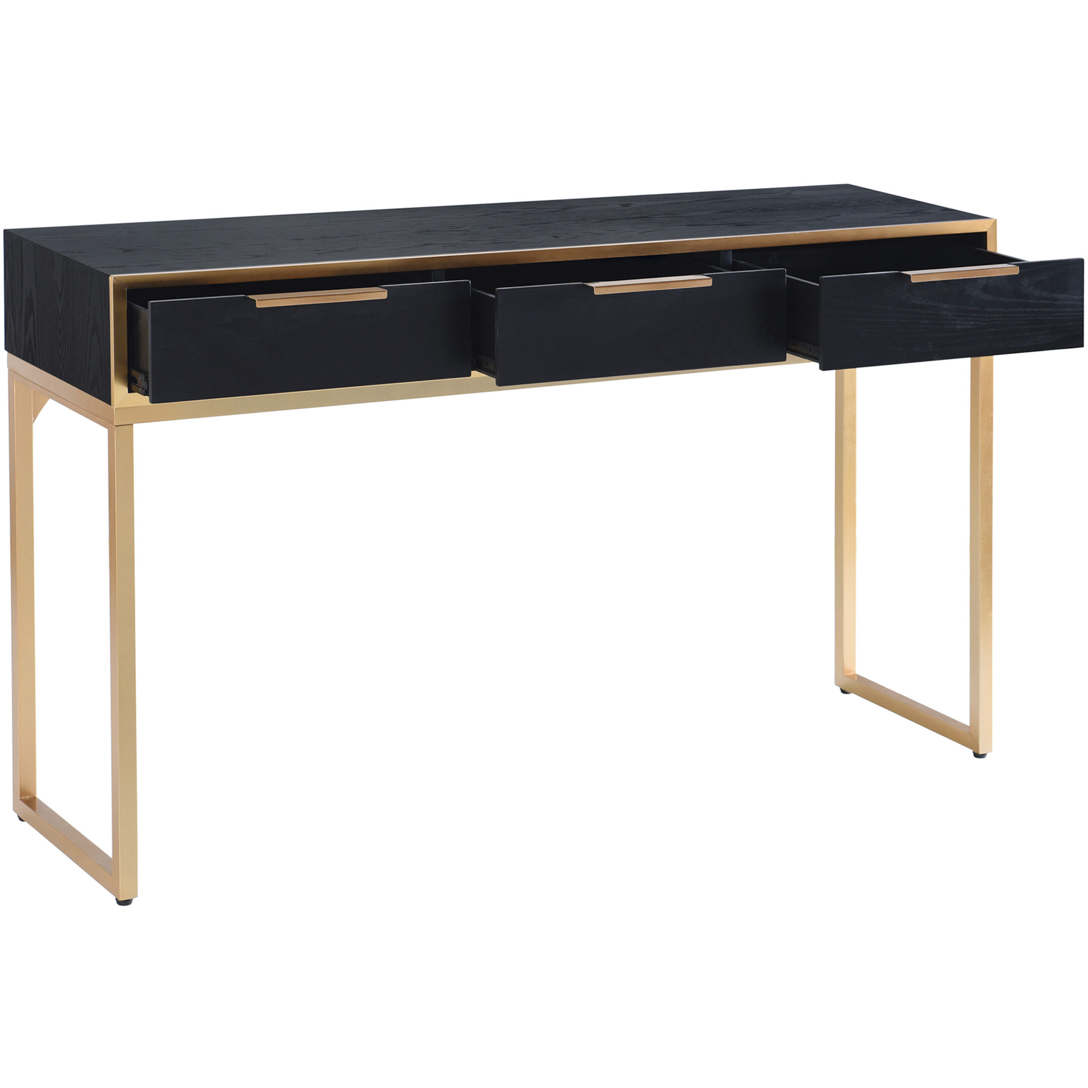 Aurelia 54 X 15.5 inch Ebony and Gold Console